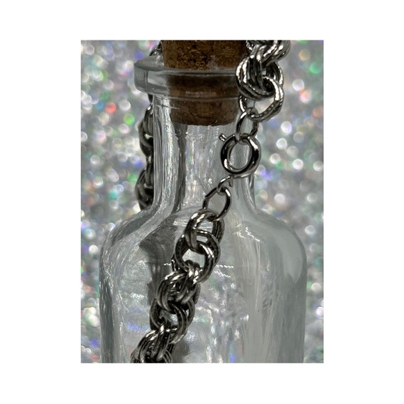 Unisex Silver Alloy Rope Chain - Picture 3 of 4